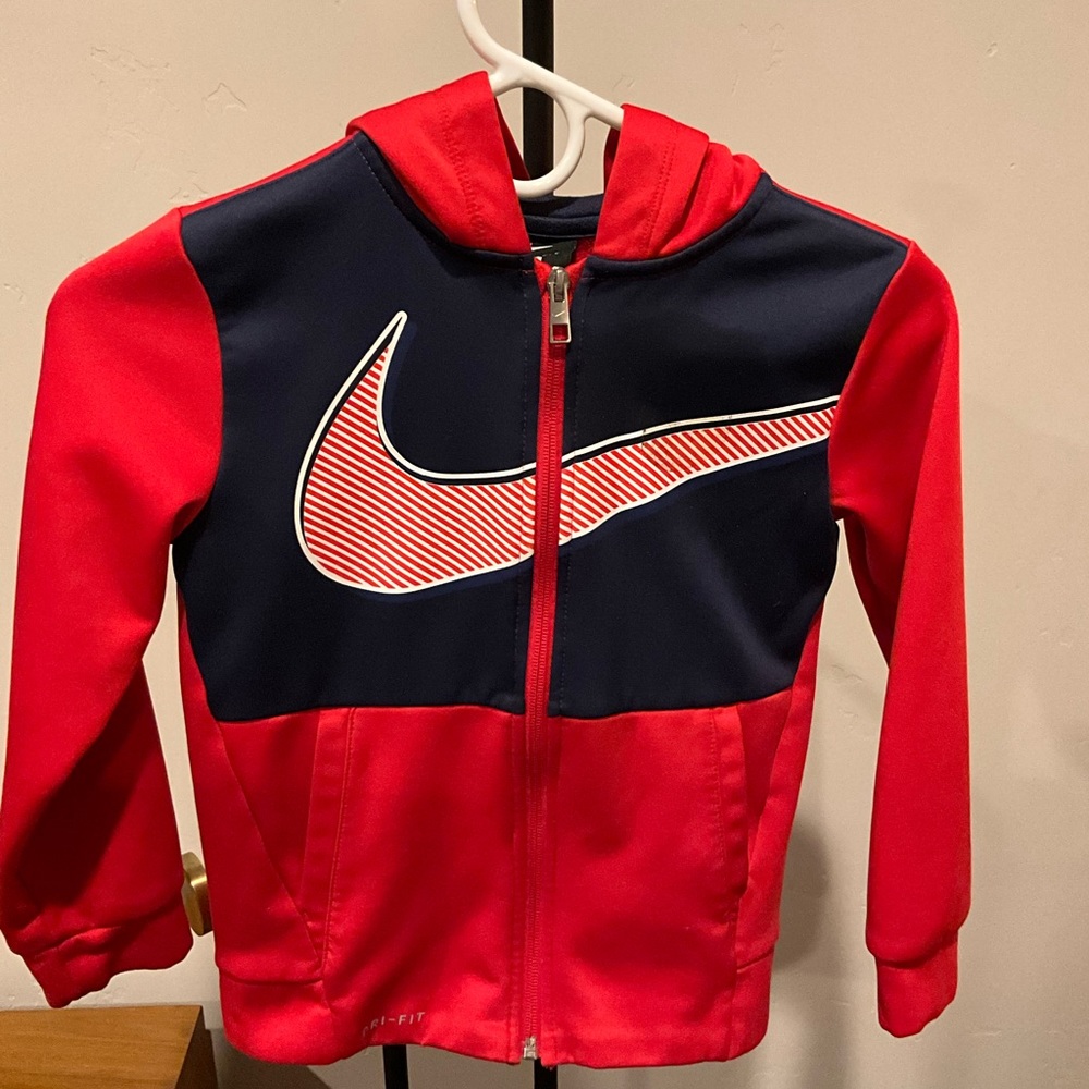Nike dry fit zip down sweatshirt - youth size 7